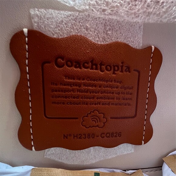 COACH Coachtopia Ergo Bag Caterpillar Print Bag CQ826 NWT AUTHENTIC - Picture 13 of 13